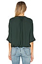 view 3 of 4 Marru Silk Blouse in Forest