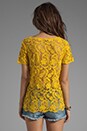 view 2 of 4 Devine Crochet Lace Top in Curry