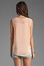 view 2 of 4 Tyson Stripe Tank in Carrot