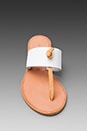 view 5 of 5 a La Plage Nice Sandal in White