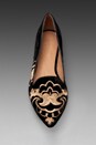 view 3 of 5 Sabina Flat in Black/Gold in Black & Gold