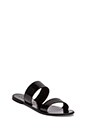 view 2 of 5 A La Plage Sable Flat in Black & Black