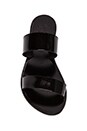 view 3 of 5 A La Plage Sable Flat in Black & Black