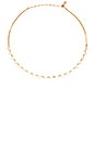 view 2 of 2 Triangle Choker in Gold