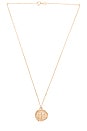 view 1 of 2 Cross Coin Necklace in 14K Gold Plated