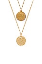view 1 of 4 Warrior Coin Set in Gold