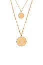 view 1 of 2 Taurus Zodiac Necklace Set in Gold