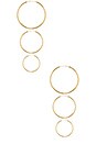view 1 of 2 Endless Hoops Set in Gold