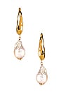 view 1 of 3 BOUCLES D'OREILLES CRÉOLE BAROQUE in Gold
