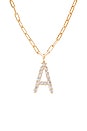 view 2 of 2 X REVOLVE CZ Initial Necklace in Gold