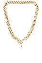 view 1 of 2 Alex Curb Link Toggle Necklace in Gold