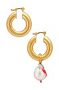 view 2 of 3 Jackpot Earrings in 14k Gold