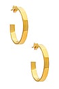 view 1 of 3 Hammered Simi Hoops in Gold