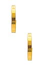 view 3 of 3 Hammered Simi Hoops in Gold