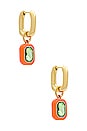 view 1 of 3 x REVOLVE Crystal Earrings in Orange And Green