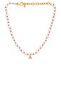 view 1 of 2 COLAR DE PÉROLA COM INICIAL CZ in Freshwater Pearls