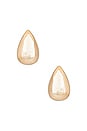 view 1 of 2 X Revolve Drop Earring in Gold