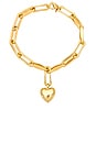 view 1 of 2 Heart Chain Necklace in Gold