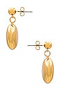 view 2 of 2 X Revolve Mini Drop Earring in Gold