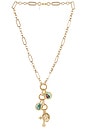 view 1 of 2 Sanctus Lariat Necklace in Gold