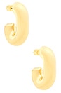 view 1 of 3 Kayla Link Earrings in Gold