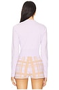 view 3 of 4 Crop Cardigan in Lilas