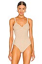 view 2 of 5 Thong Bodysuit in Crema