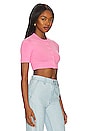 view 2 of 4 Short Sleeve Crop Top in Taffy