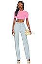 view 4 of 4 Short Sleeve Crop Top in Taffy