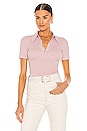 view 1 of 4 Polo Top in Patio Pink