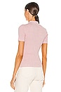 view 3 of 4 Polo Top in Patio Pink