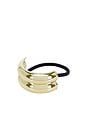 view 1 of 2 헤어 타이 in 14k Gold Plated Brass
