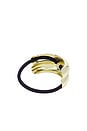 view 2 of 2 헤어 타이 in 14k Gold Plated Brass