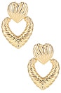 view 1 of 2 Bellisima Earrings in 14k Gold Plated Brass