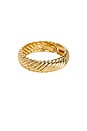 view 1 of 2 Allegra Bangle Bracelet in 18k Gold Plated Brass