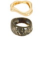 view 3 of 4 BRACELETES RHODES in Marbled Brown & Gold