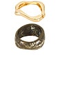 view 4 of 4 BRACELETES RHODES in Marbled Brown & Gold