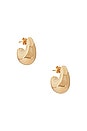 view 1 of 2 Swoop Earrings in 18k Gold Filled