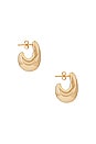 view 2 of 2 Swoop Earrings in 18k Gold Filled