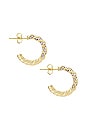 view 2 of 2 Adrienne Earrings in Gold