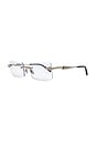view 2 of 3 Serpent Authentic Glasses in Clear Silver
