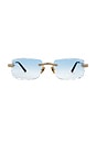 view 1 of 3 LUNETTES DE SOLEIL SIGNATURE in Iced Blue Tint