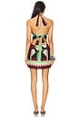 view 3 of 3 Tide Strength Mini Dress in Swim Ayahuasca Green & Black Paprika & Ecru