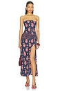 view 5 of 6 JUPE UNDER THE SUN in Navy & Rose