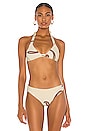 view 1 of 5 Ecru Tipping Point Bikini Top in Ecru