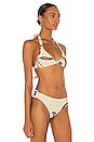 view 2 of 5 Ecru Tipping Point Bikini Top in Ecru
