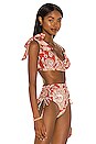 view 2 of 4 TOP BIKINI ORINOCO in Macondo Achiote Red & Antique Ecru