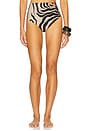 view 1 of 4 Taita Bikini Bottom in Sand & Black