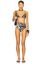 view 4 of 4 Taita Bikini Bottom in Sand & Black