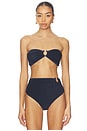 view 1 of 4 Terry Seawaters Bikini Top in Navy